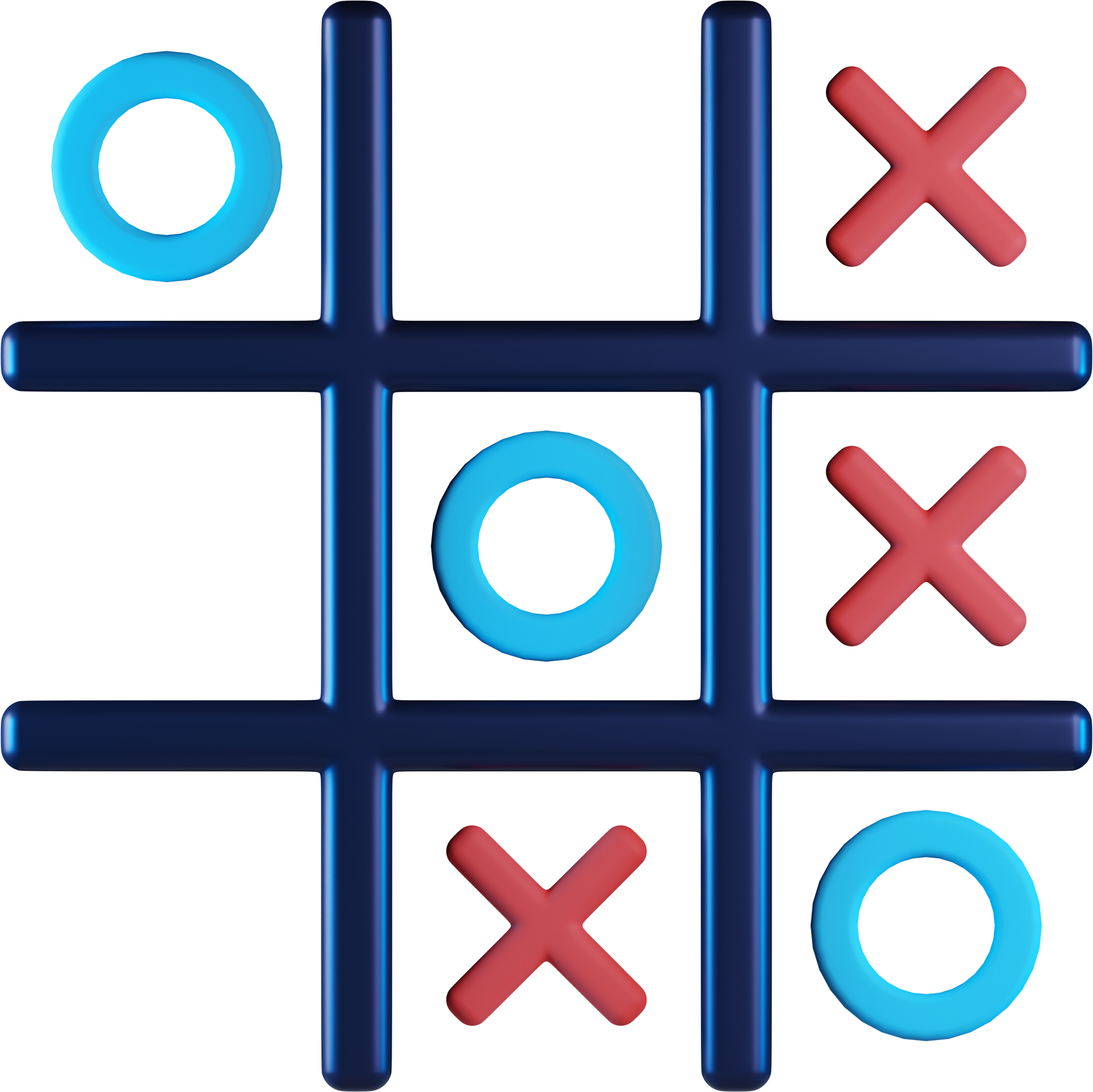 XO Grid Illustration